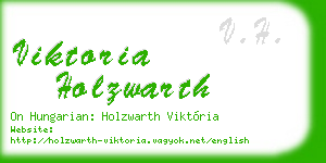 viktoria holzwarth business card